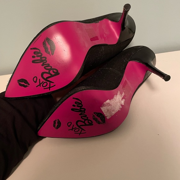 Black Sparkly Barbie Heels - Picture 4 of 4